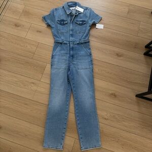 Good American Denim Jumpsuit